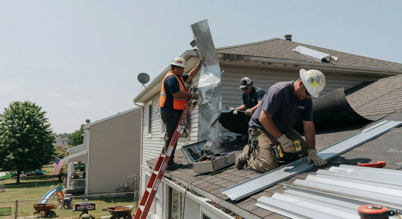 Storm Damage Metal Roof Repair in Cragsmoor, NY